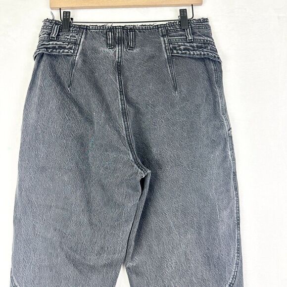 Retrofete Miriam Pant Jeans Size 29 NEW Onyx High Rise Balloon Leg Cotton - Picture 7 of 12